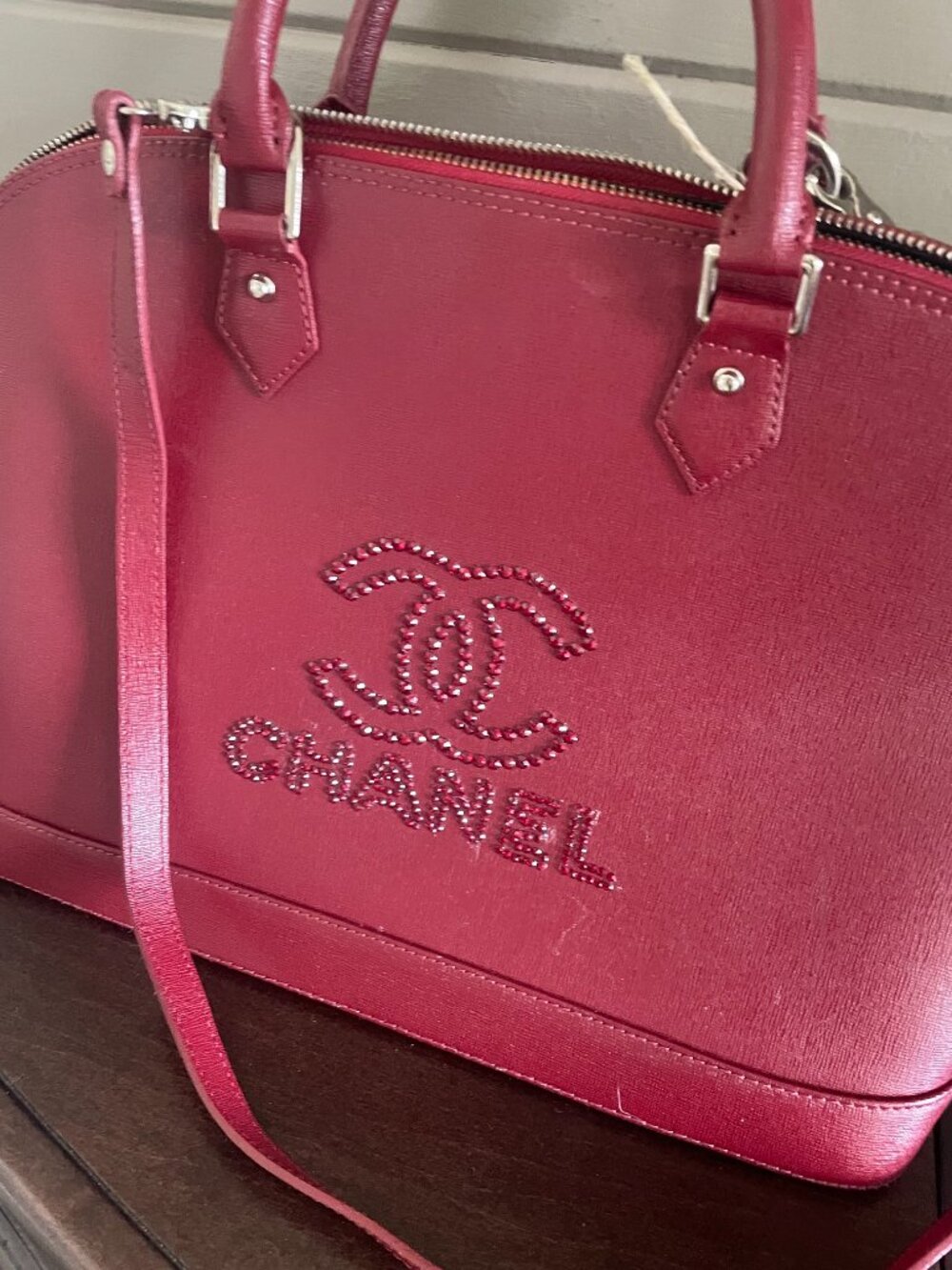 Pulicati Genuine Leather Italy Red Handbag